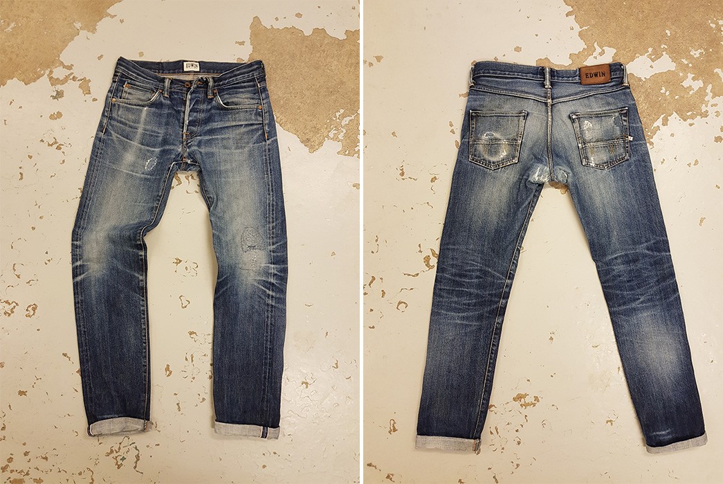 Fade Friday - Edwin ED-55 (3.5 Years, 5 Washes, Unknown Soaks)