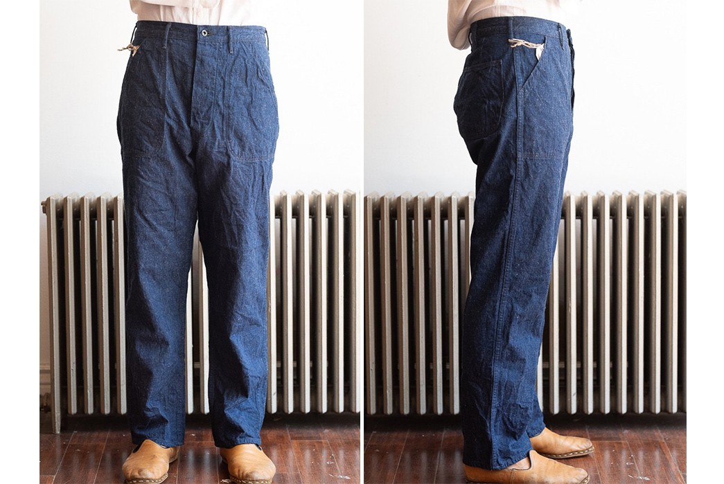 orSlow Gives Take Classic USN Denim Pants