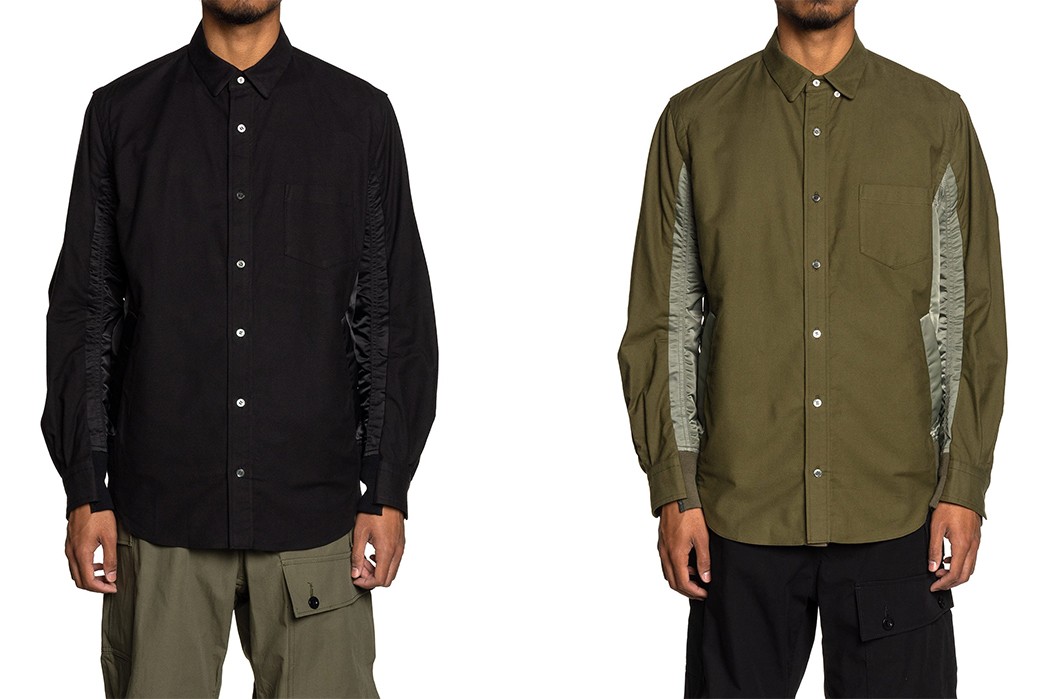 Sacai Fuses MA-1 Jackets and Button Downs For Its Nylon Twill X ...