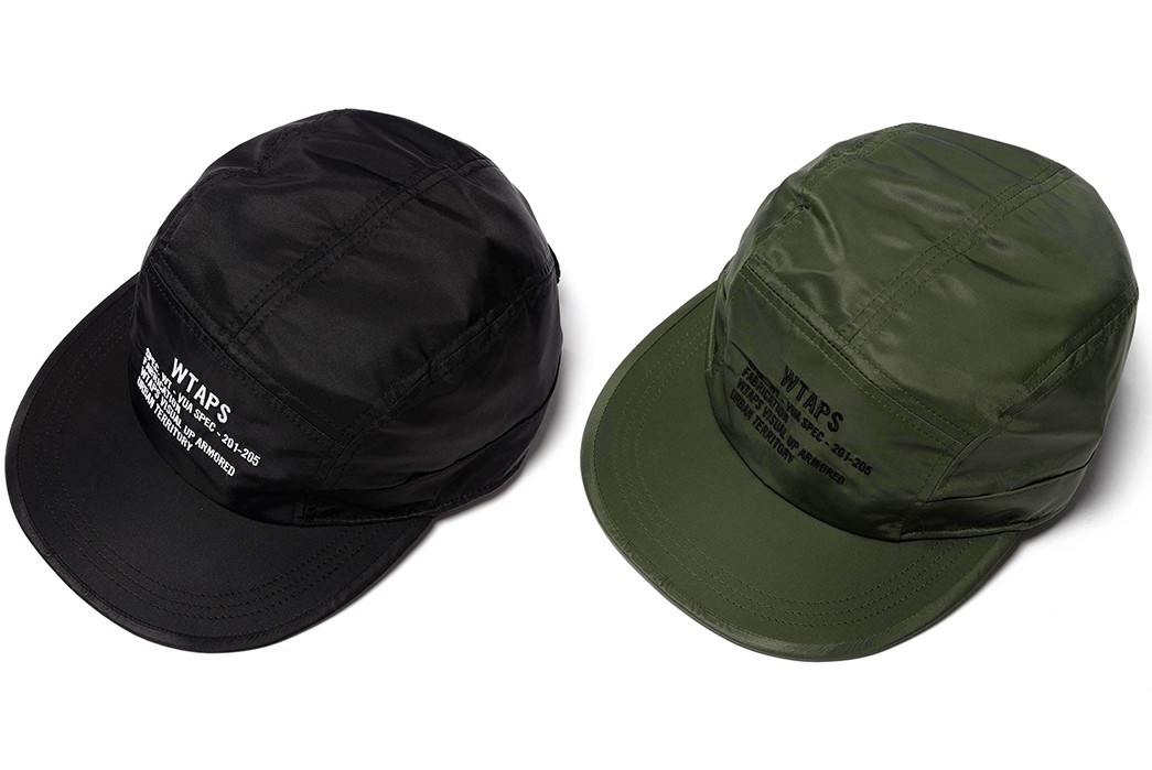 帽子黒wtaps 23ss T-6H 01 / CAP / NYLON TUSSAH