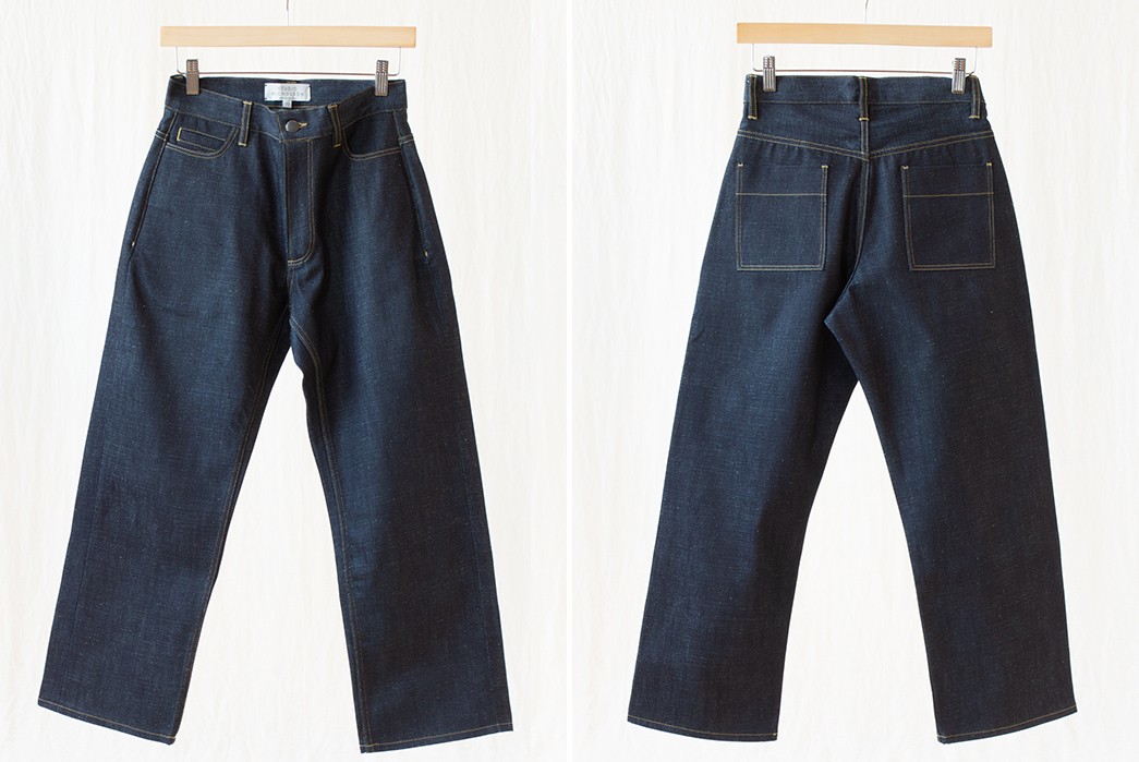 Studio Nicholson Crafts Selvedge Denim Jeans For the Femme-Faders Out There