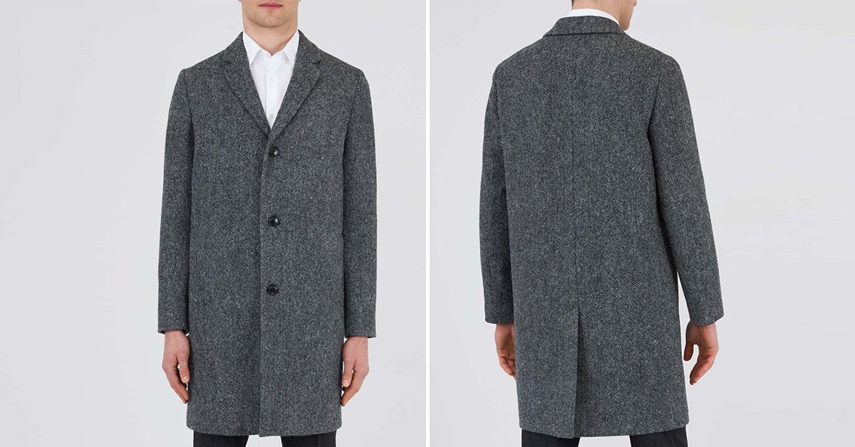 Sunspel Builds a Classic British Overcoat In Harris Tweed
