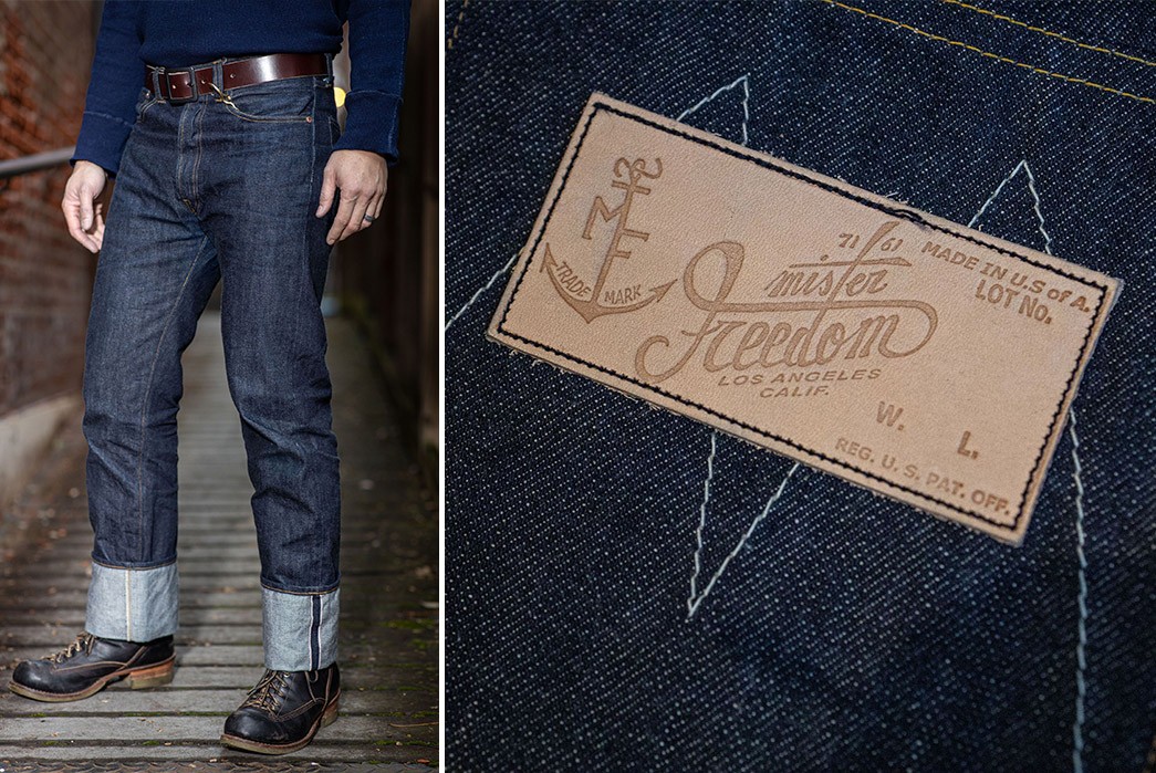 Franklin & Poe Restocks Mister Freedom's Classic Lot. 64 SC66 Denim Jeans