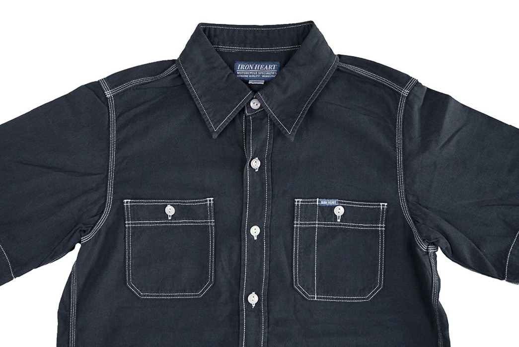 You Won't Overheat In Iron Heart's Overdyed Chambray