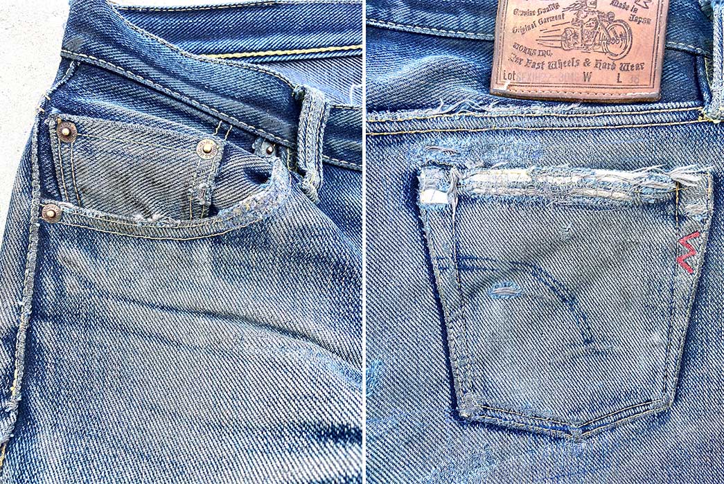 Fade Friday - Iron Heart x Self Edge SExIH22-301S (7 Years, 5 Washes, 1 ...