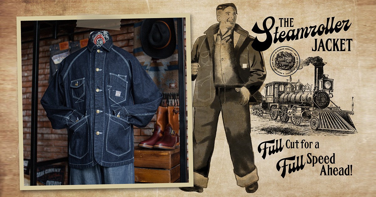 Oldblue Co. Continues Golden Decade Celebrations With White Oak Denim  Steamroller Jacket