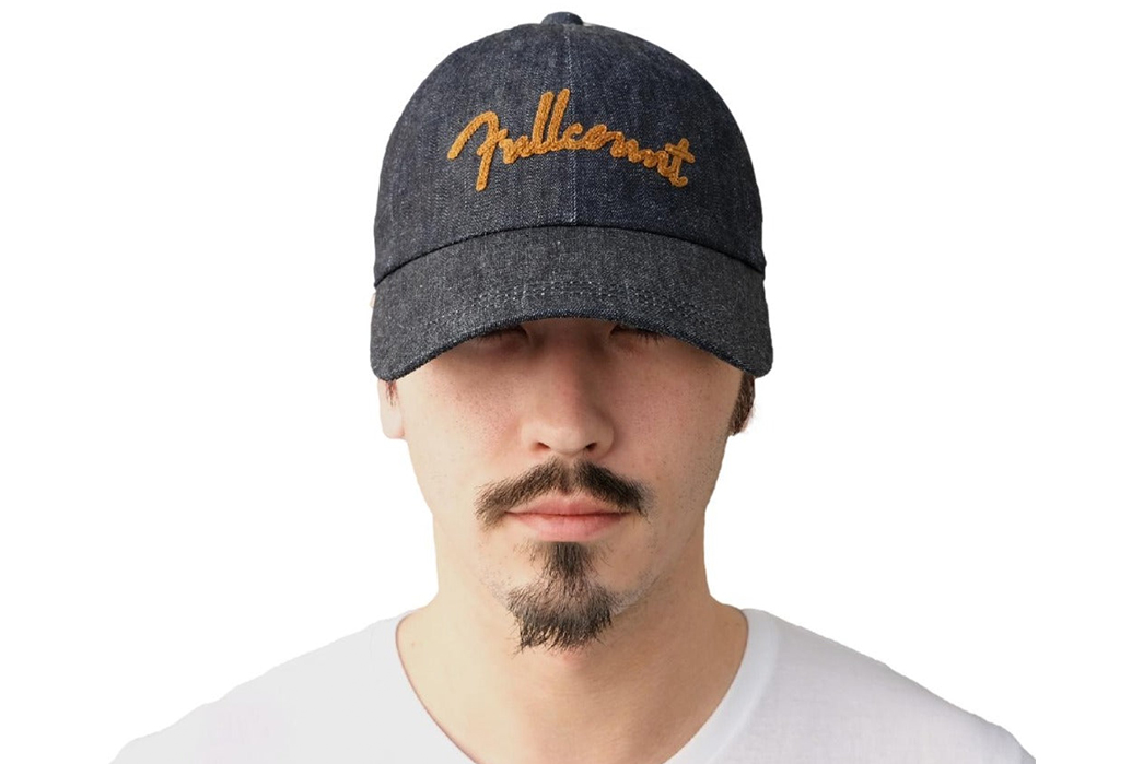 Be-An-Osaka-5-Fanboy-With-Fullcount's-Chain-Embroidery-Denim-Baseball-Cap