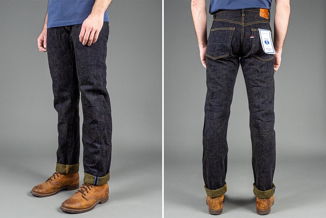 Tanuki's Heavy Kusaki Regular Jeans Are Partially Dyed With Pomegranate ...