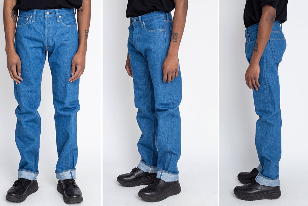 PBJ Overdyed These BG-003 Jeans With Grey Exclusively For Blue In Green