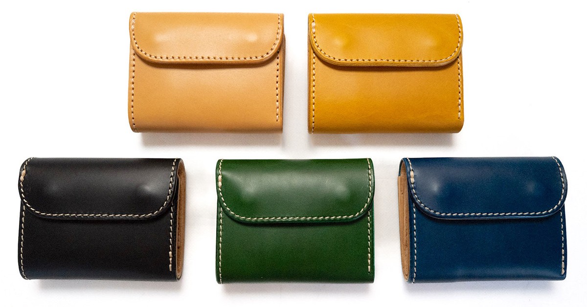These Opus Mini Trifold Wallets Are Handmade In Japan