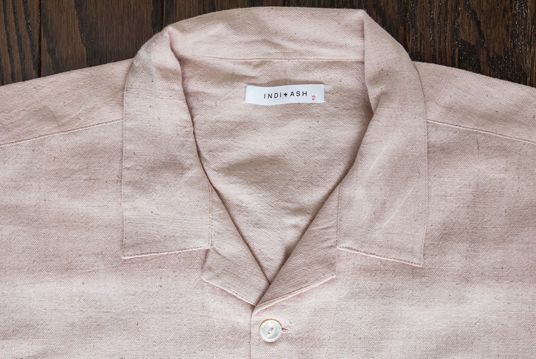 Be A Happy Camper With This Naturally-Dyed Camp S/S Shirt From Indi + Ash