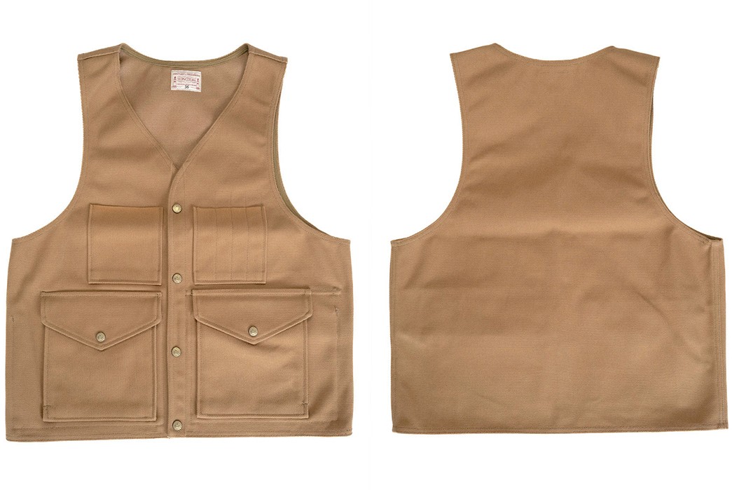 Boncoura Collabed With Corlection For Heavyweight Duck Canvas Vest