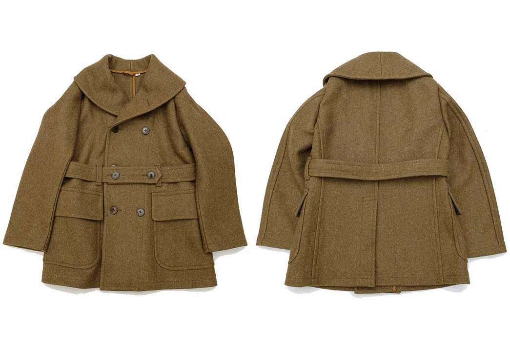 Buzz Rickson's Reproduces Us Army M-1926 Melton Wool Overcoat