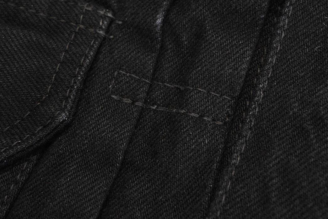 Fade Into Grey With Freewheelers' Black 14 oz. 507RB Type 2 Jacket