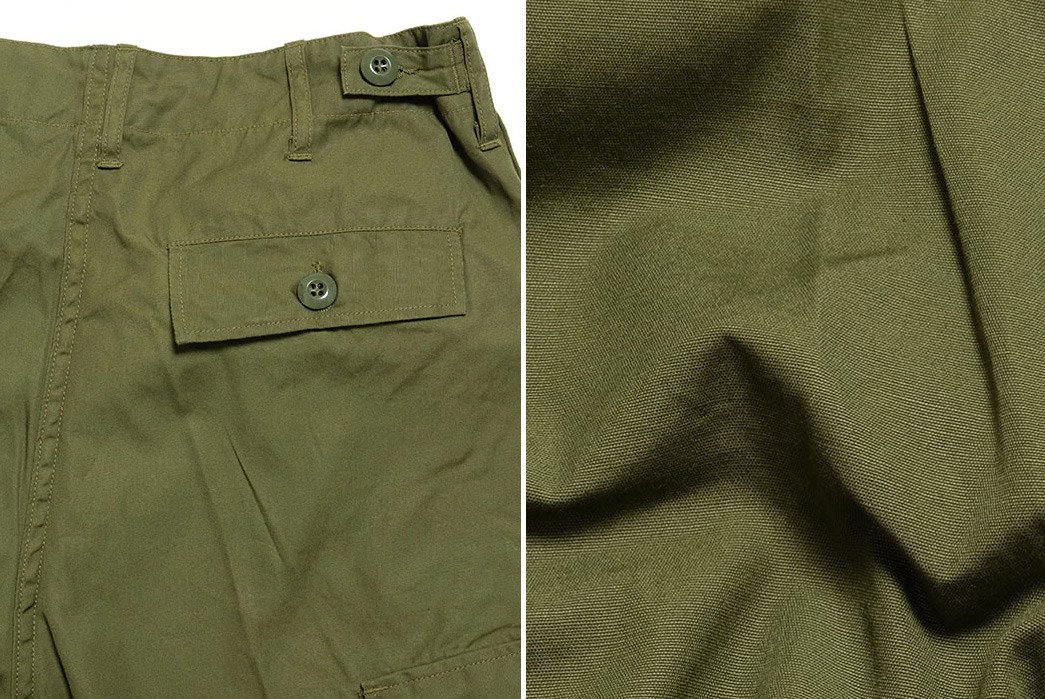 Buzz Rickson's Issues Wind-Resistant Poplin Tropical Combat Shorts