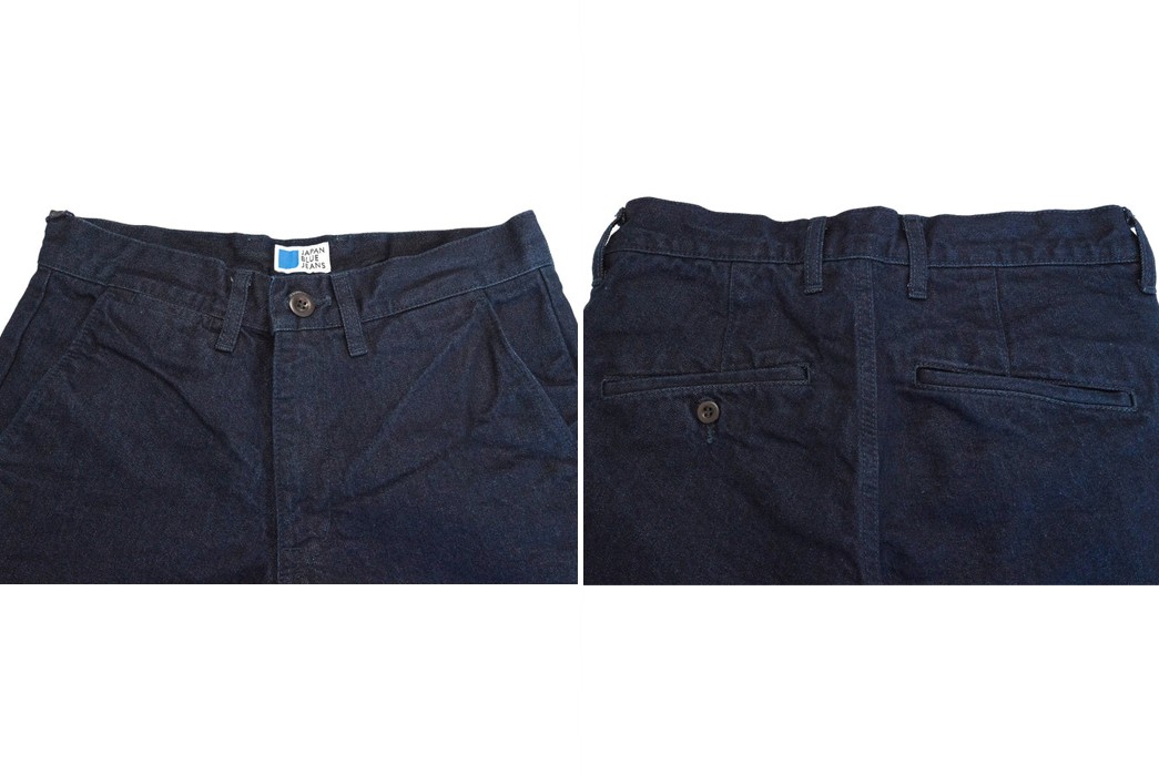 Japan Blue's Kouzo Shorts Contain 25% Washi Yarns