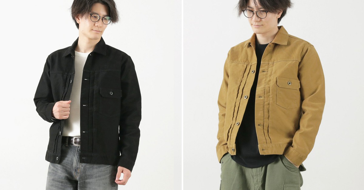 Haku Clothing Receives Exclusive Japan Blue Moleskin Type I Jacket