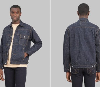Orgueil Juices Up the Sack Jacket with Persimmon Dye
