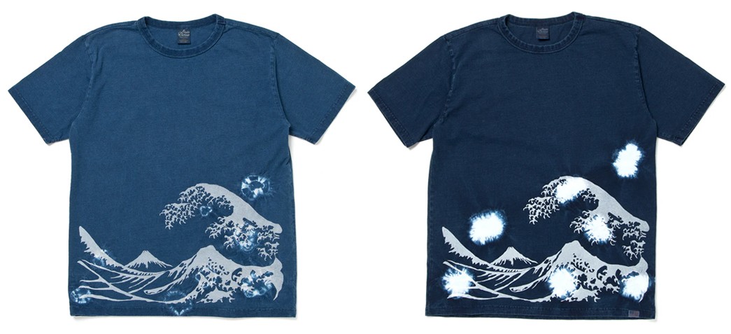 Indigo-Dyed-T-Shirts---Five-Plus-One-Plus-One---Studio-D'Artisan-8056-Mt.-Fuji-T-Shirt