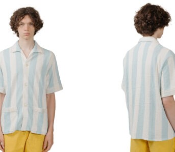 Social-Finesse-the-Resort-in-The-Real-McCoy's-MC24015-Cotton-Pile-Beach-Shirt-front-and-back-model