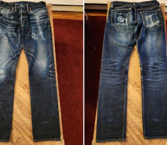 Fade-Friday---RRL-Slim-Fit-Selvedge-(15-Months,-7-Washes)-front-and-back
